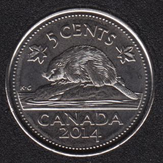 2014 - B.Unc - Canada 5 Cents