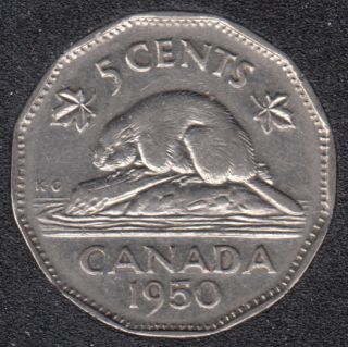 1950 - Canada 5 Cents